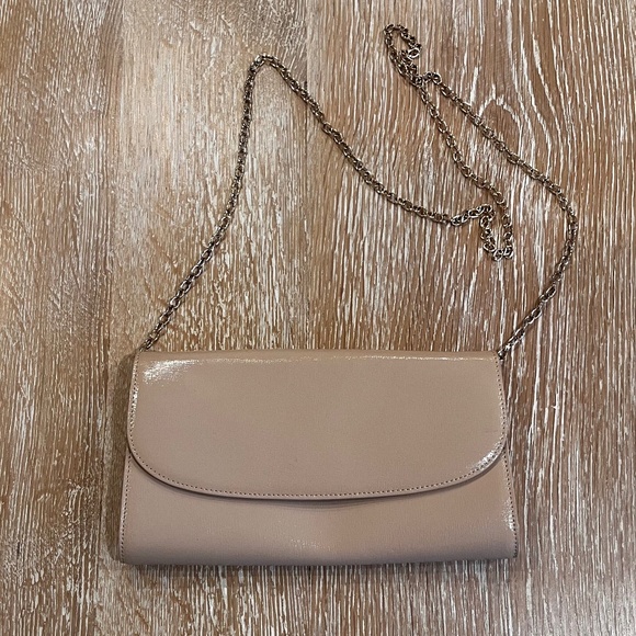 NEW Nordstrom Leather Clutch Evening Bag - Picture 3 of 5